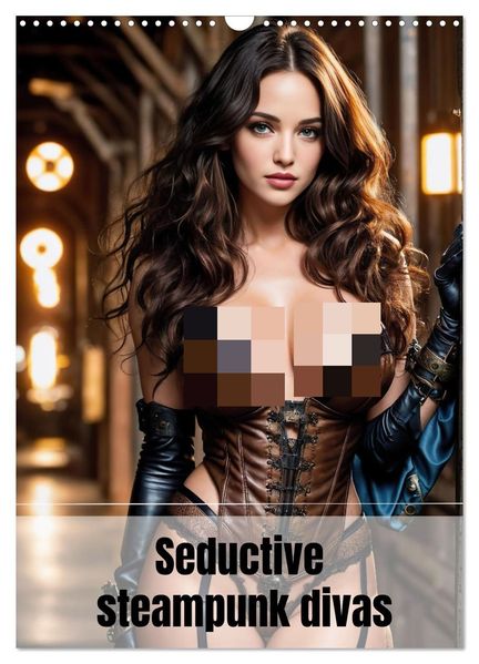 Seductive steampunk divas (Wall Calendar 2027 DIN A3 portrait) CALVENDO 12 Month Wall Calendar