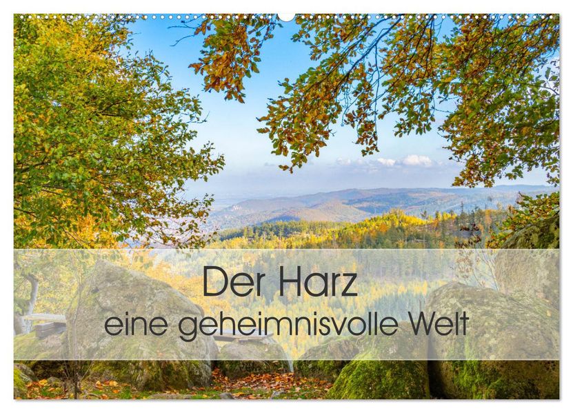 Der Harz - eine geheimnisvolle Welt (Wandkalender 2027 DIN A2 quer) CALVENDO Monatskalender