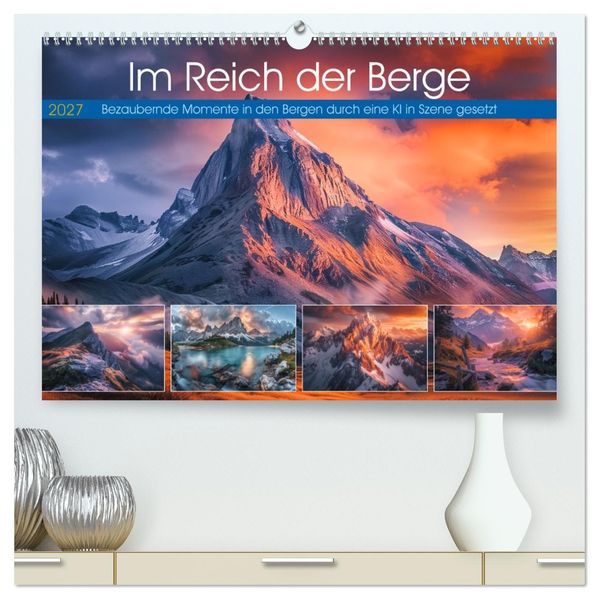 Im Reich der Berge (hochwertiger Premium Wandkalender 2027 DIN A2 quer) Kunstdruck in Hochglanz