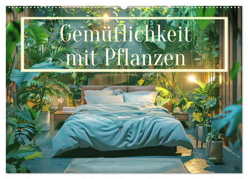 Gemütlichkeit mit Pflanzen (Wandkalender 2027 DIN A2 quer) CALVENDO Monatskalender
