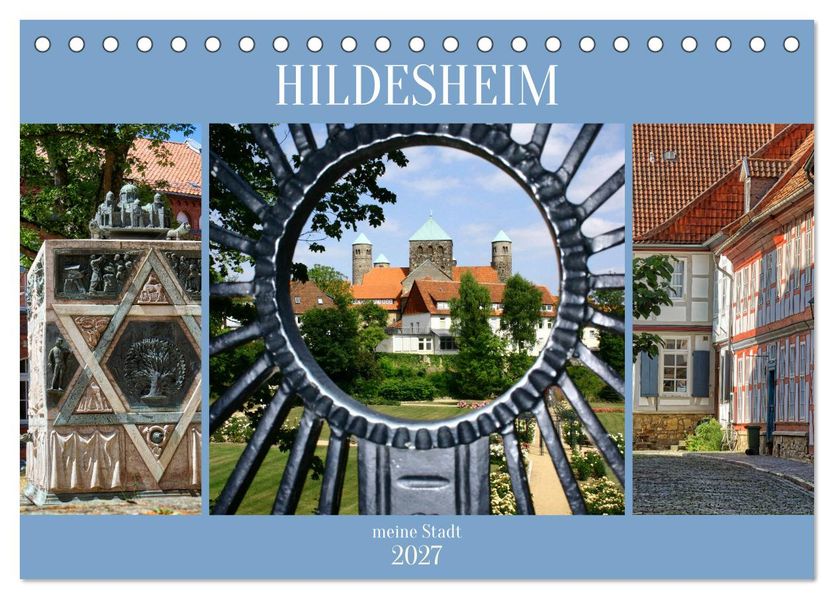 Hildesheim meine Stadt (Tischkalender 2027 DIN A5 quer) CALVENDO Monatskalender