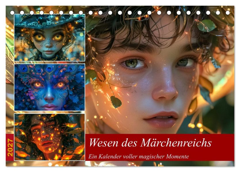 Wesen des Märchenreichs (Tischkalender 2027 DIN A5 quer) CALVENDO Monatskalender