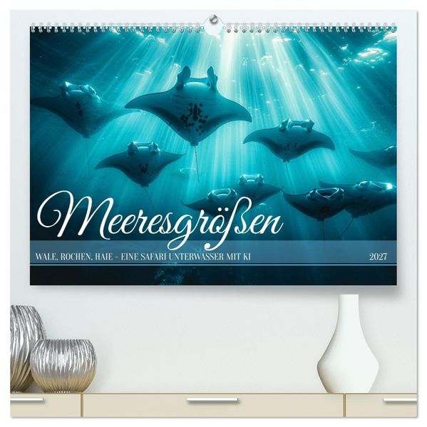Meeresgrößen (hochwertiger Premium Wandkalender 2027 DIN A2 quer) Kunstdruck in Hochglanz
