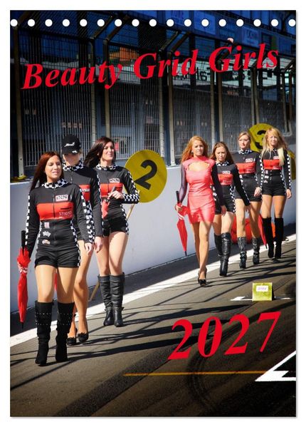 Beauty Grid Girls (Tischkalender 2027 DIN A5 hoch) CALVENDO Monatskalender