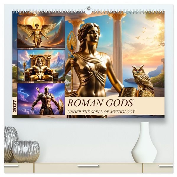 Roman Gods - under the spell of mythology (High Quality Premium Wall Calendar 2027 DIN A2 landscape)CALVENDO 12 Month Wall Calendar