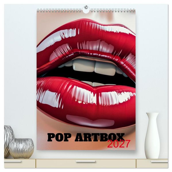 Pop Artbox (hochwertiger Premium Wandkalender 2027 DIN A2 hoch) Kunstdruck in Hochglanz