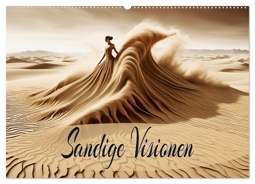 Sandige Visionen (Wandkalender 2027 DIN A2 quer) CALVENDO Monatskalender