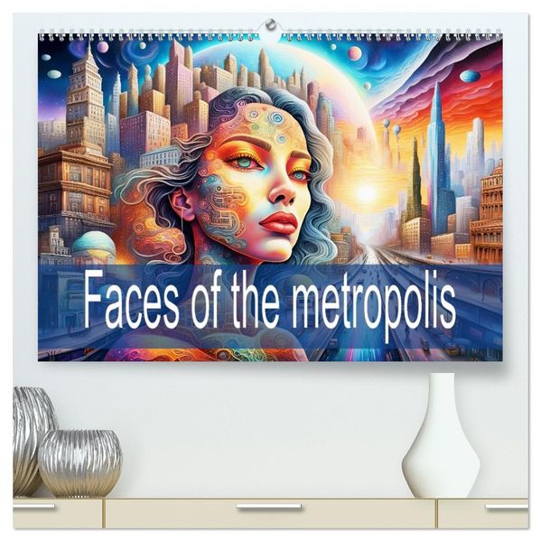 Faces of the metropolis (High Quality Premium Wall Calendar 2027 DIN A2 landscape)CALVENDO 12 Month Wall Calendar