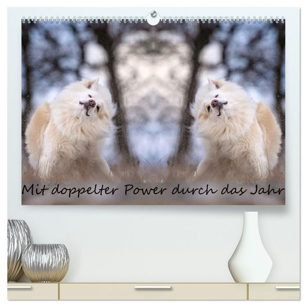Mit doppelter Power durch das Jahr (hochwertiger Premium Wandkalender 2027 DIN A2 quer) Kunstdruck in Hochglanz