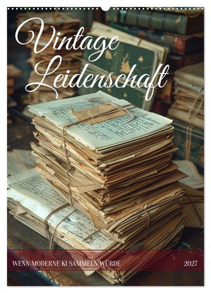 Vintage Leidenschaft (Wandkalender 2027 DIN A2 hoch) CALVENDO Monatskalender