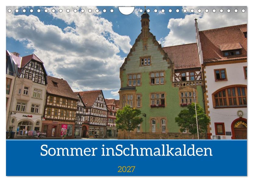 Sommer in Schmalkalden (Wandkalender 2027 DIN A4 quer) CALVENDO Monatskalender