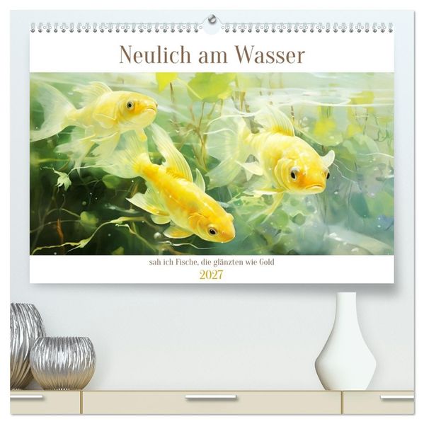 Neulich am Wasser (hochwertiger Premium Wandkalender 2027 DIN A2 quer) Kunstdruck in Hochglanz