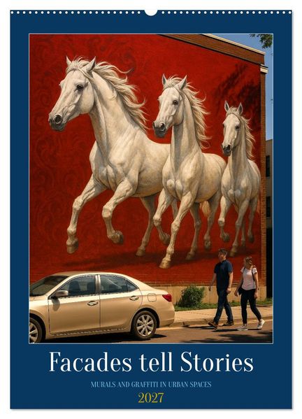 Facades tell Stories (Wall Calendar 2027 DIN A2 portrait) CALVENDO 12 Month Wall Calendar