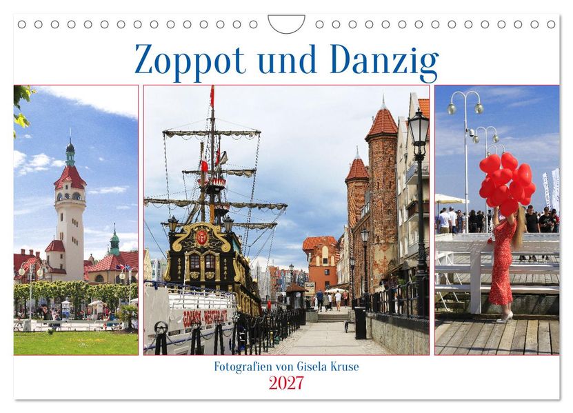Zoppot und Danzig (Wandkalender 2027 DIN A4 quer) CALVENDO Monatskalender