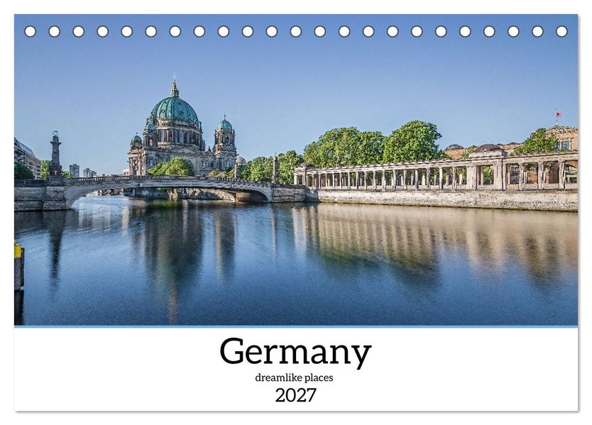 Germany dreamlike places (Desk Calendar 2027 DIN A5 landscape) CALVENDO 12 Month DeskCalendar