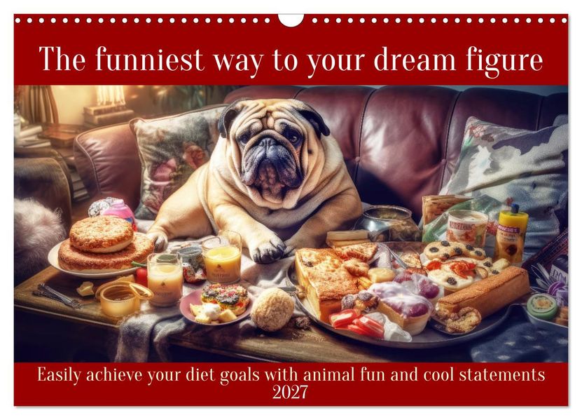 The funniest way to your dream figure (Wall Calendar 2027 DIN A3 landscape) CALVENDO 12 Month Wall Calendar