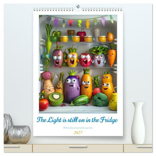 The Light ist still on in the Fridge (High Quality Premium Wall Calendar 2027 DIN A2 portrait)CALVENDO 12 Month Wall Calendar