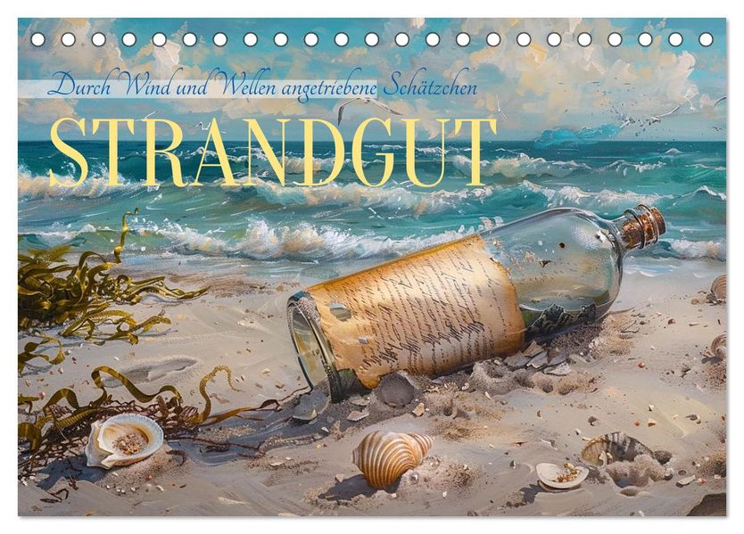 Strandgut (Tischkalender 2027 DIN A5 quer) CALVENDO Monatskalender