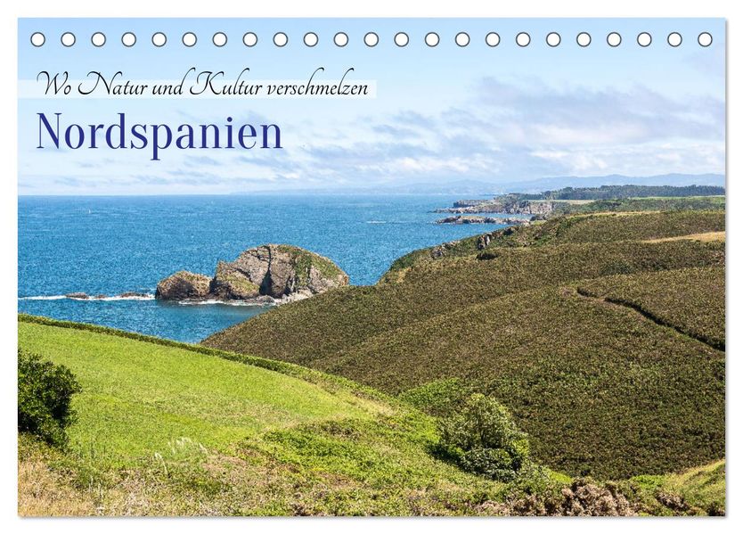 Nordspanien - wo Natur und Kultur verschmelzen (Tischkalender 2027 DIN A5 quer) CALVENDO Monatskalender