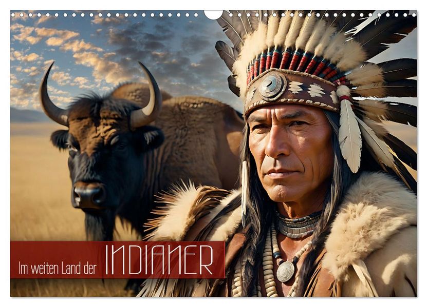 Im weiten Land der Indianer (Wandkalender 2027 DIN A3 quer) CALVENDO Monatskalender