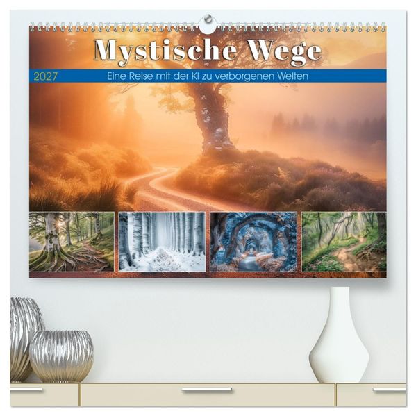 Mystische Wege (hochwertiger Premium Wandkalender 2027 DIN A2 quer) Kunstdruck in Hochglanz