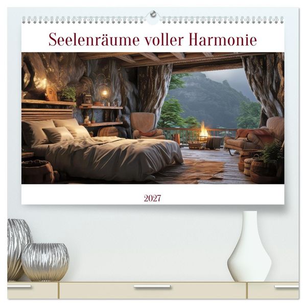 Seelenräume voller Harmonie (hochwertiger Premium Wandkalender 2027 DIN A2 quer) Kunstdruck in Hochglanz