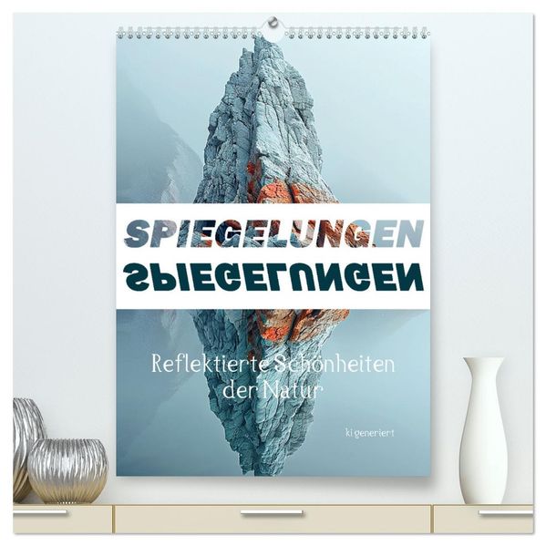 Spiegelungen - Reflektierte Schönheiten der Natur (hochwertiger Premium Wandkalender 2027 DIN A2 hoch) Kunstdruck in Hochglanz