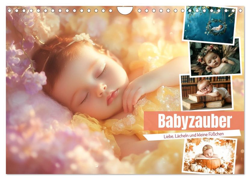 Babyzauber (Wandkalender 2027 DIN A4 quer) CALVENDO Monatskalender