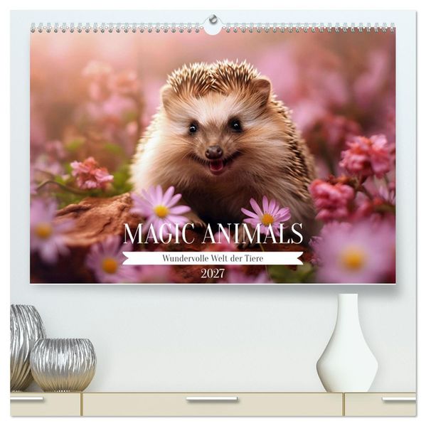 Magic Animals (hochwertiger Premium Wandkalender 2027 DIN A2 quer) Kunstdruck in Hochglanz