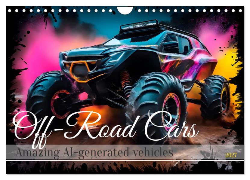OFF-ROAD CARS Amazing AI-generated vehicles (Wall Calendar 2027 DIN A4 landscape) CALVENDO 12 Month Wall Calendar