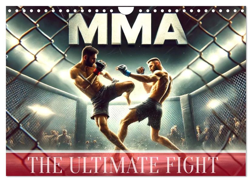 MMA UK - The ultimate fight (Wall Calendar 2027 DIN A4 landscape) CALVENDO 12 Month Wall Calendar