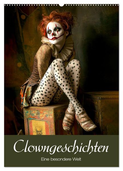 Clowngeschichten - Eine besondere Welt (Wandkalender 2027 DIN A2 hoch) CALVENDO Monatskalender