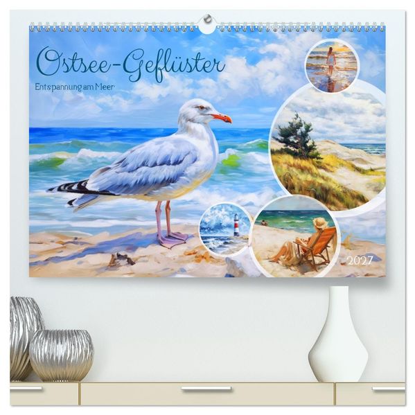 Ostsee-Geflüster - Entspannung am Meer (hochwertiger Premium Wandkalender 2027 DIN A2 quer) Kunstdruck in Hochglanz