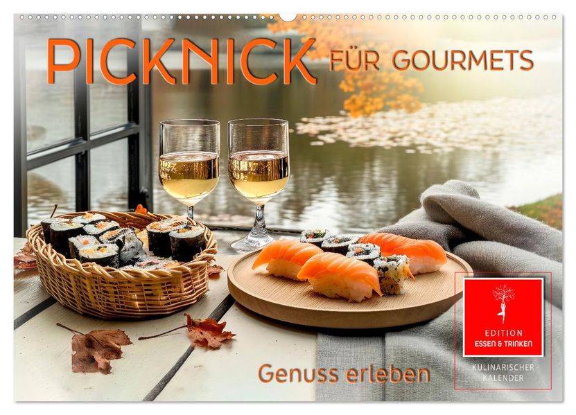 Picknick für Gourmets - Genuss erleben (Wandkalender 2027 DIN A2 quer) CALVENDO Monatskalender