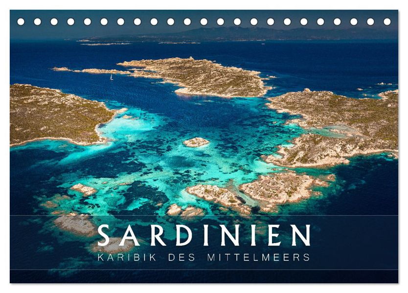 Sardinien - Karibik des Mittelmeers (Tischkalender 2027 DIN A5 quer) CALVENDO Monatskalender