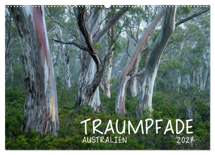 Traumpfade Australien (Wandkalender 2027 DIN A2 quer) CALVENDO Monatskalender