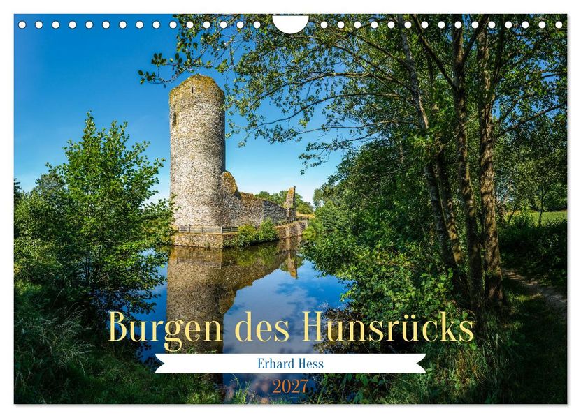 Burgen des Hunsrücks (Wandkalender 2027 DIN A4 quer) CALVENDO Monatskalender