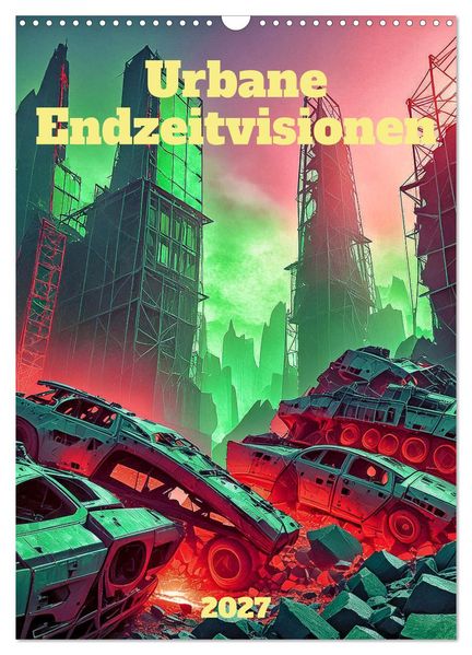 Urbane Endzeitvisionen (Wandkalender 2027 DIN A3 hoch) CALVENDO Monatskalender