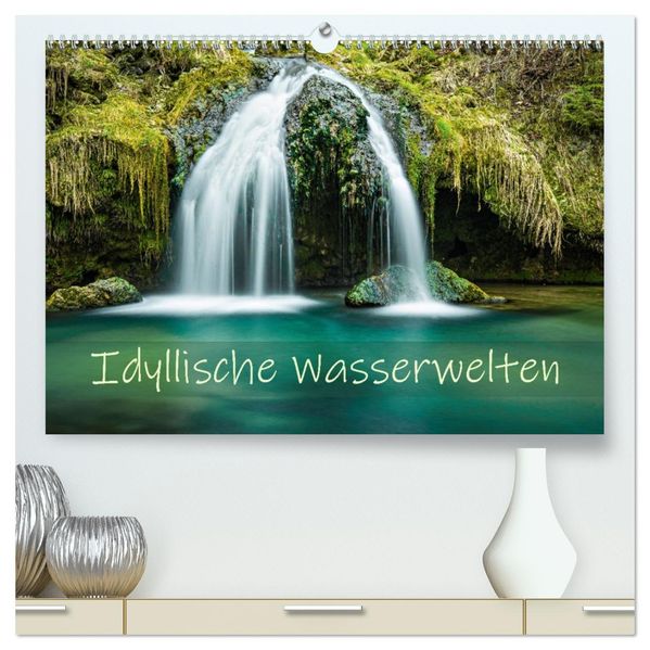 Idyllische Wasserwelten (hochwertiger Premium Wandkalender 2027 DIN A2 quer) Kunstdruck in Hochglanz