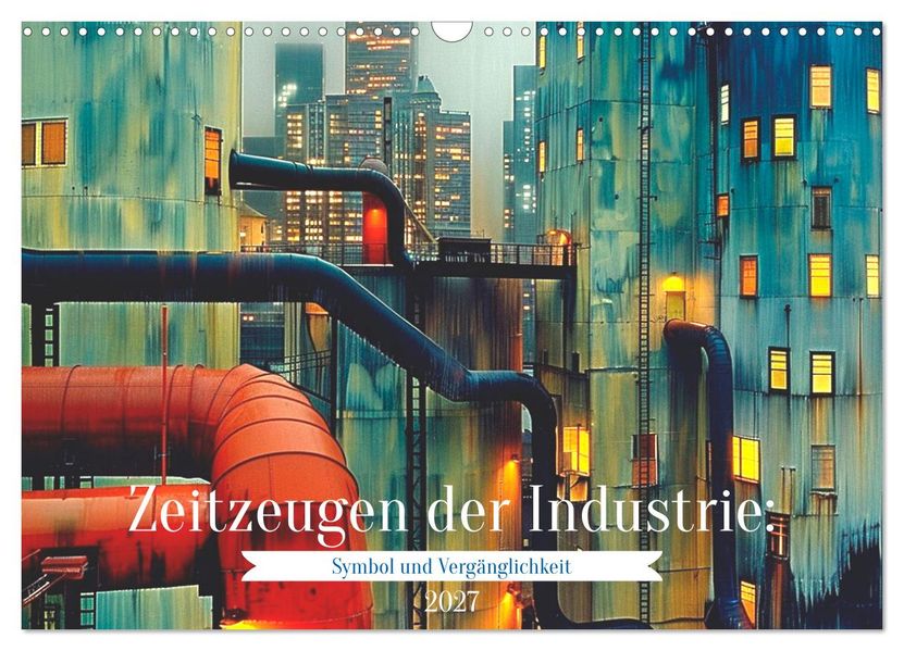 Zeitzeugen der Industrie: Symbol und Vergänglichkeit (Wandkalender 2027 DIN A3 quer) CALVENDO Monatskalender