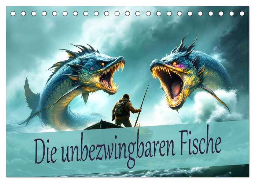 Die unbezwingbaren Fische (Tischkalender 2027 DIN A5 quer) CALVENDO Monatskalender