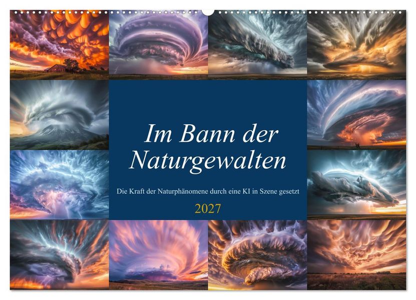 Im Bann der Naturgewalten (Wandkalender 2027 DIN A2 quer) CALVENDO Monatskalender
