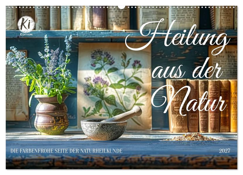 Heilung aus der Natur (Wandkalender 2027 DIN A2 quer) CALVENDO Monatskalender