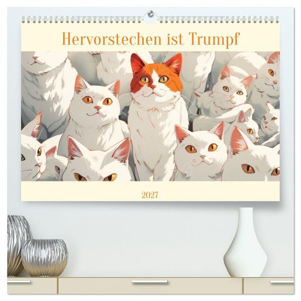 Hervorstechen ist Trumpf (hochwertiger Premium Wandkalender 2027 DIN A2 quer) Kunstdruck in Hochglanz