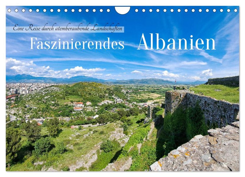 Faszinierendes Albanien (Wandkalender 2027 DIN A4 quer) CALVENDO Monatskalender