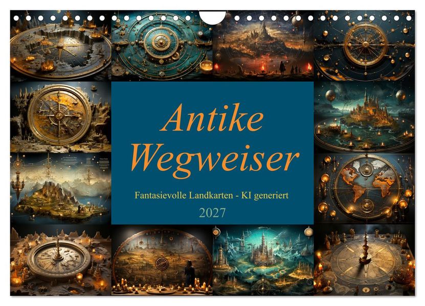 Antike Wegweiser (Wandkalender 2027 DIN A4 quer) CALVENDO Monatskalender