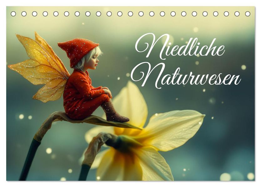 Niedliche Naturwesen (Tischkalender 2027 DIN A5 quer) CALVENDO Monatskalender