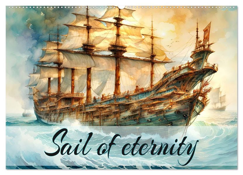 Sail of eternity (Wall Calendar 2027 DIN A2 landscape) CALVENDO 12 Month Wall Calendar