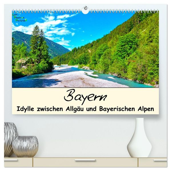 Bayern - Idylle zwischen Allgäu und Bayerischen Alpen (hochwertiger Premium Wandkalender 2027 DIN A2 quer) Kunstdruck in Hochglanz