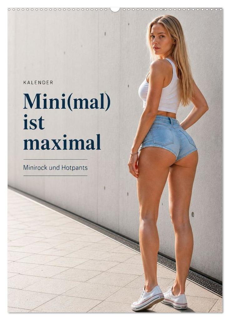 Minimal ist maximal (Wandkalender 2027 DIN A2 hoch) CALVENDO Monatskalender